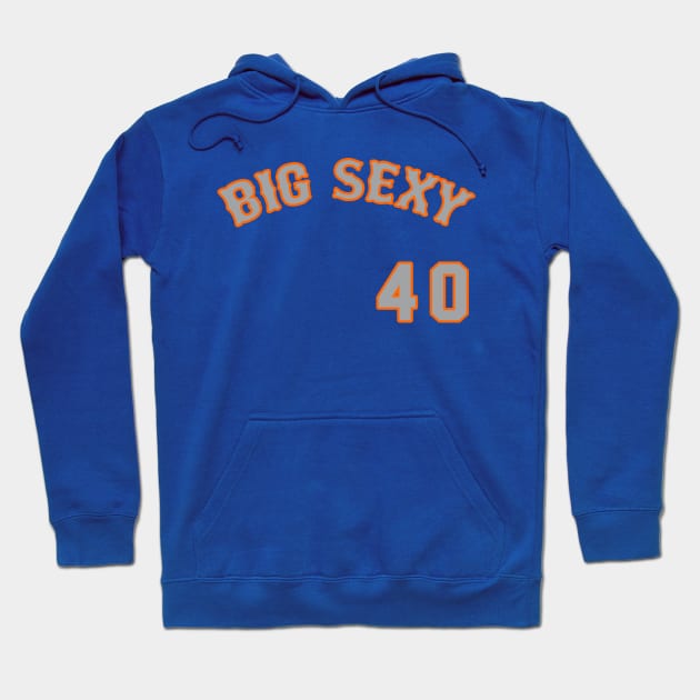 Bartolo Colon Big Sexy Mets Jersey Hoodie by OutOfCode